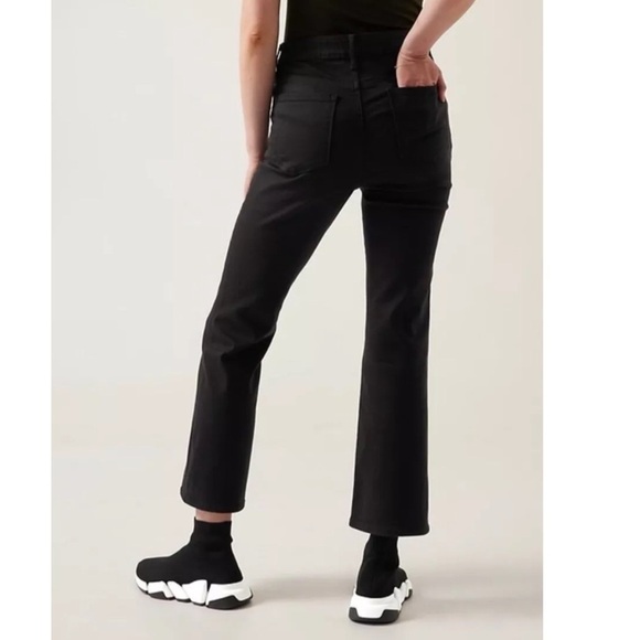 NWT Athleta Flex Kick Flare Jean - Black - Size 10 Tall (10T) - Picture 4 of 11